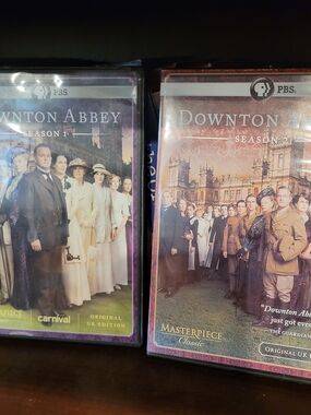 Downton Abbey Season 1 & 2 DVD Set - Purple and Pink Covers